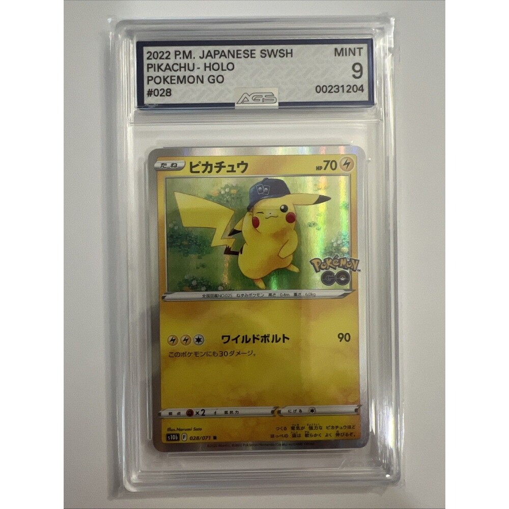 Pokémon TCG 2022 P.M. Japanese SWSH Pikachu Holo Pokemon Go #028